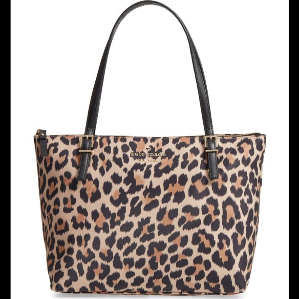 Brand New Kate Spade Leopard Watson tote IN SEASON